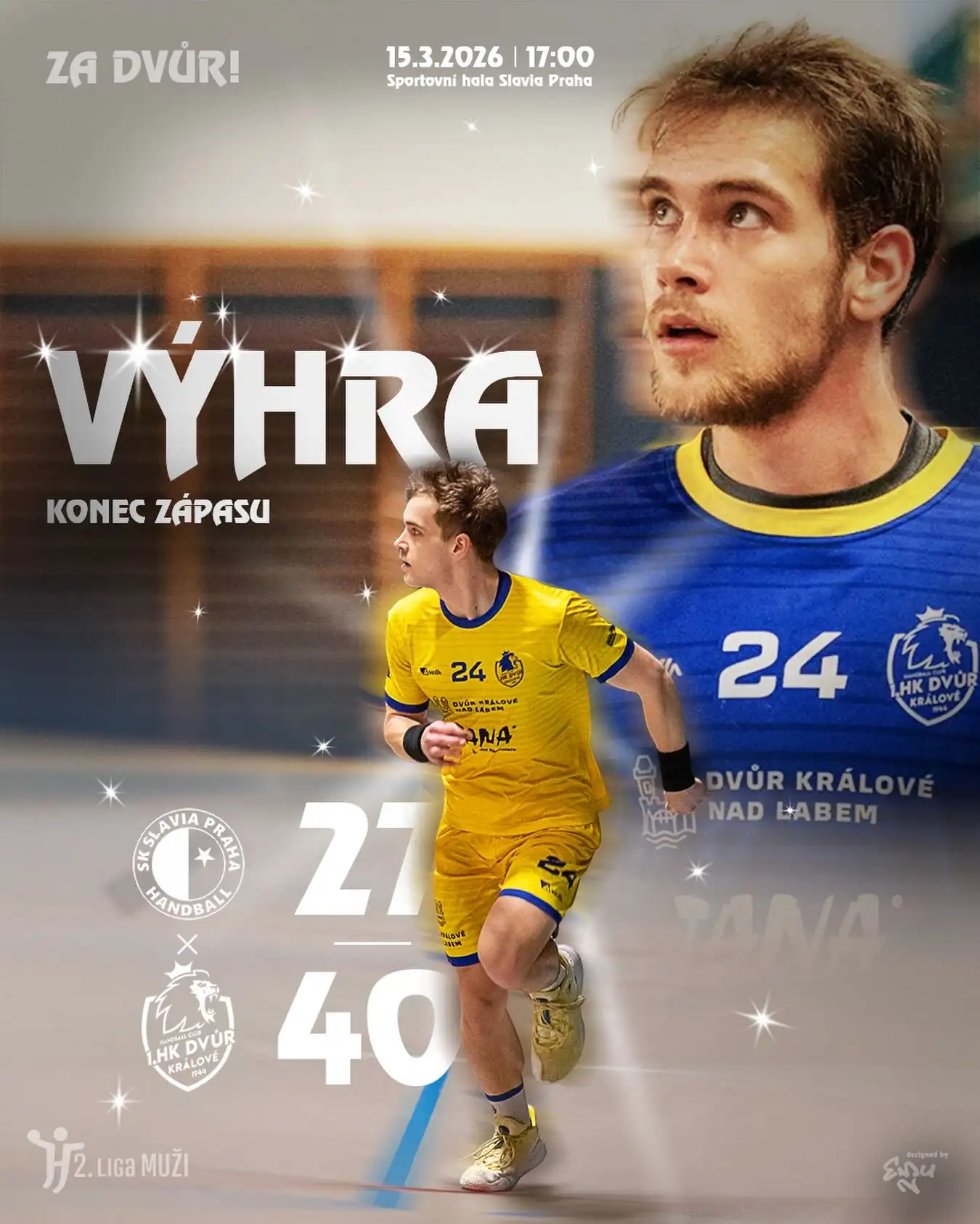 Z Prahy vezeme vysokou výhru o 13 branek!